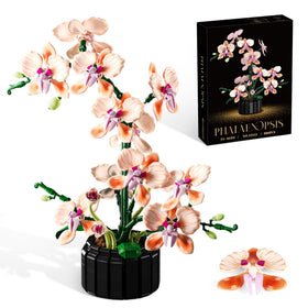 Lodikisbay Orchid building set petal detail for lifelike display