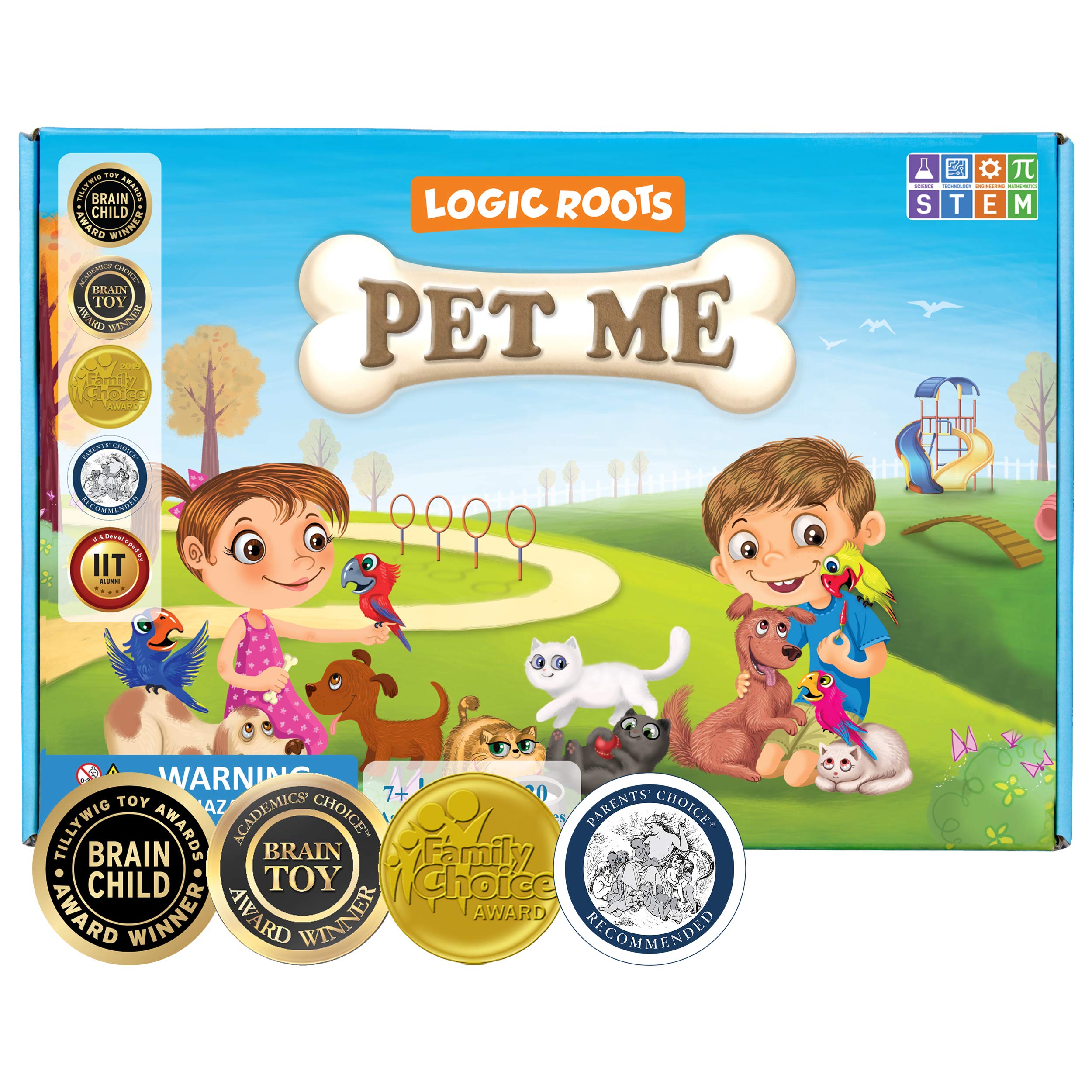 Logic Roots Multiplication and Division Game – Fun STEM Board Game for ...