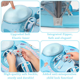 LOGIFTVE Mambobaby non-inflatable buoyancy design for quick, reliable setup