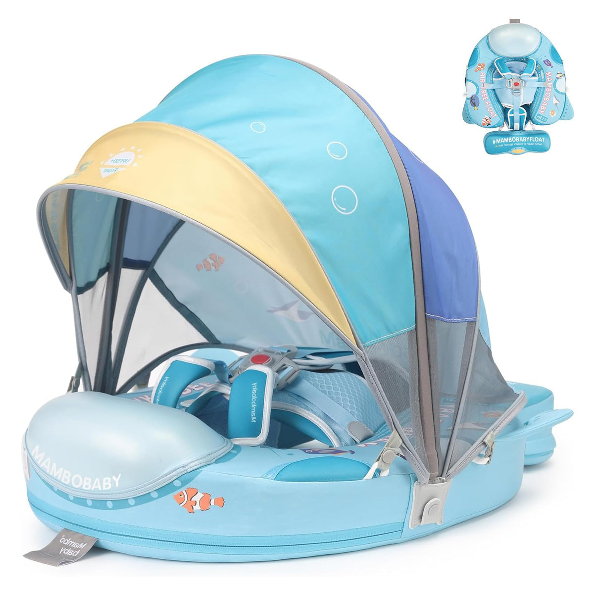 LOGIFTVE Mambobaby submarine float offering stable buoyancy for safe pool play