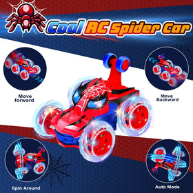Logth Spider Monster RC Car showing durable tires for long-lasting play.