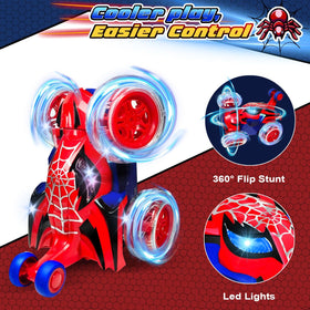 Logth Spider Monster RC Car conquering outdoor terrain with robust tires.