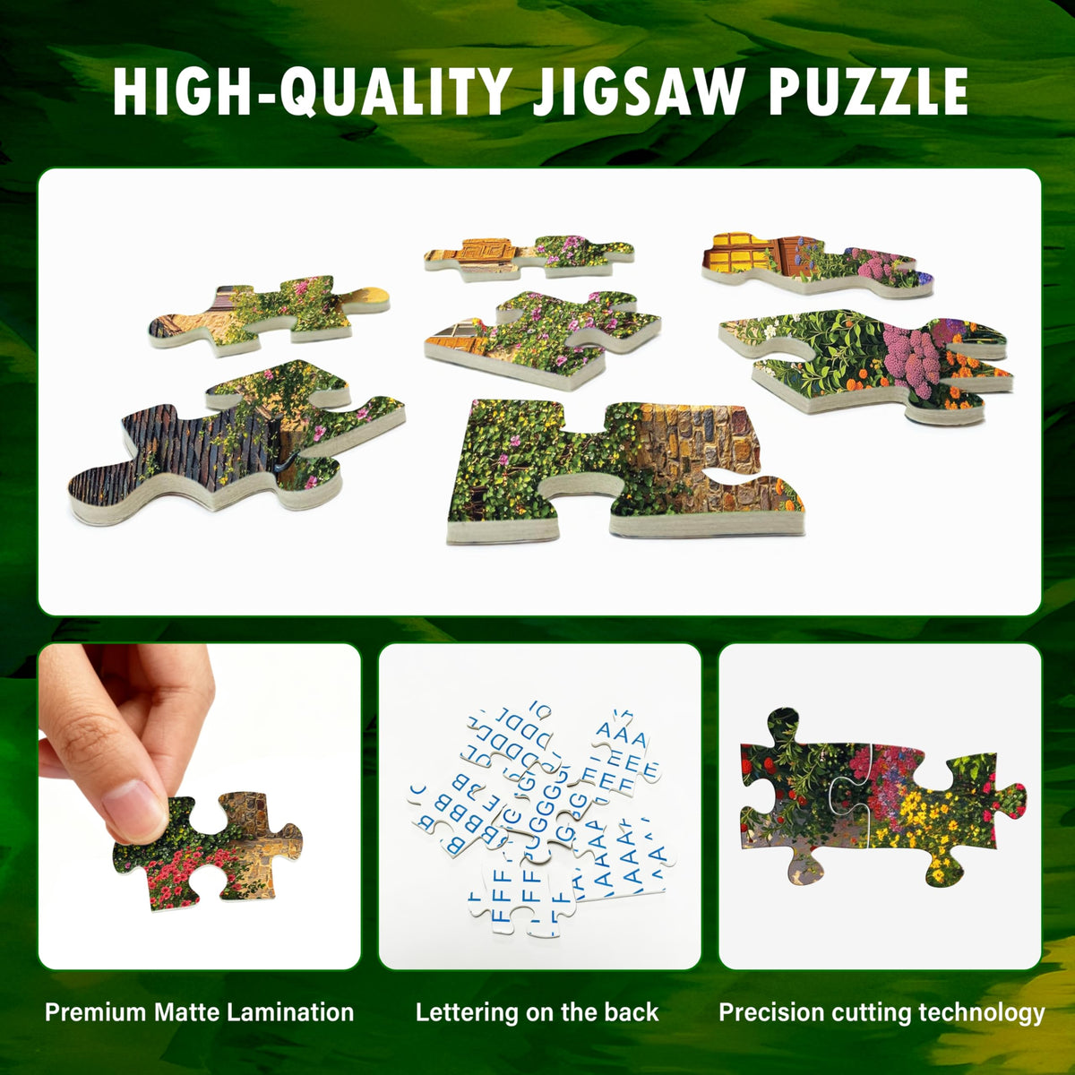 LOJETON Church Lane puzzle finished wall art ready for display