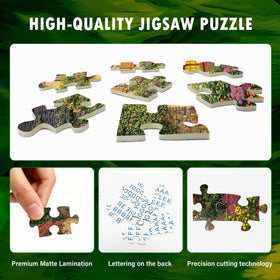 LOJETON Church Lane puzzle finished wall art ready for display