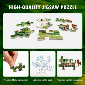 LOJETON Puzzle with packaging box and poster included for gifting