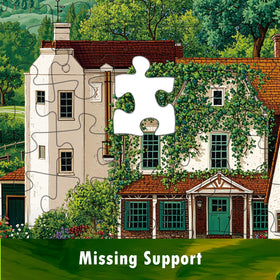 LOJETON Sturdy cardboard puzzle pieces fit smoothly during quiet evenings