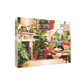 LOJETON puzzle features thick cardboard for durable, satisfying piece fit