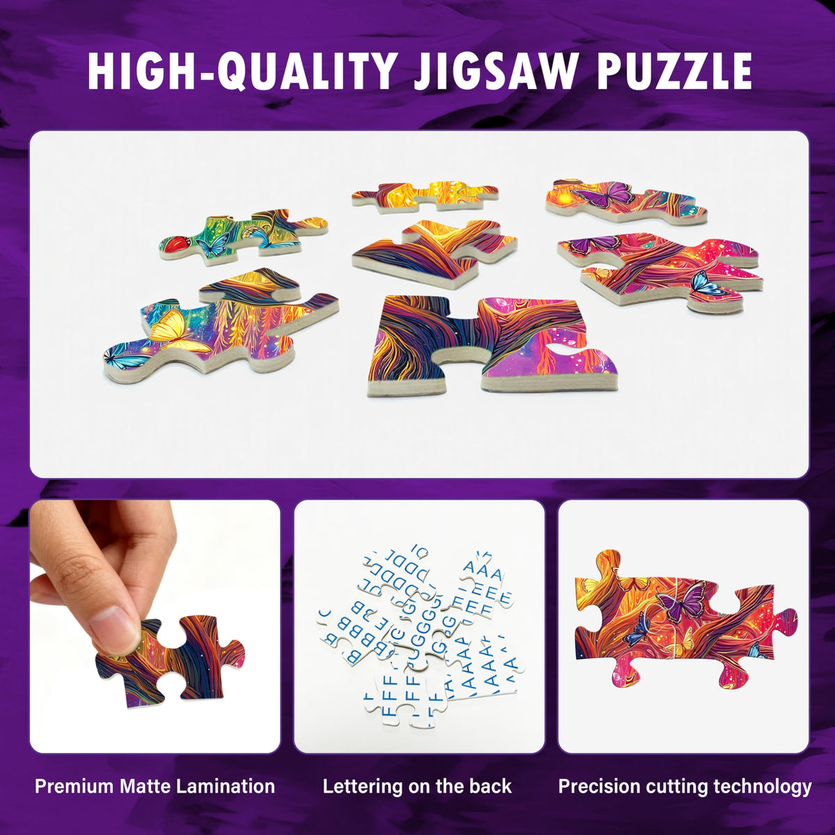 LOJETON Tree of Life puzzle-artwork reveals intricate details for mindful focus