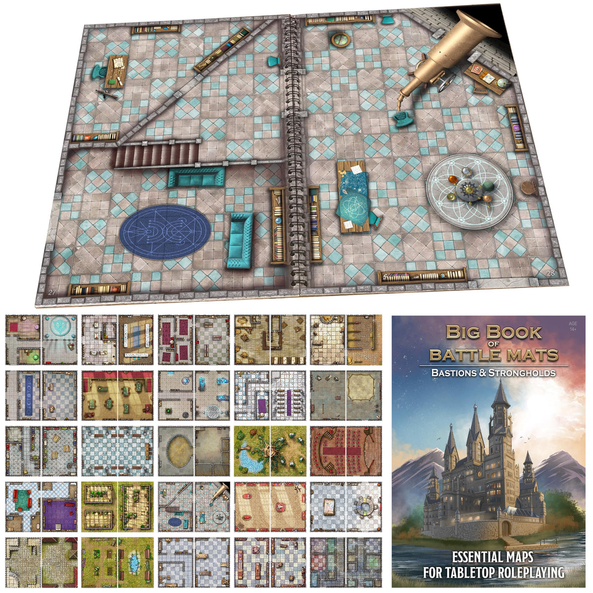 Loke BattleMats Big Book cover for immersive battles