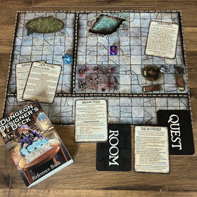 Loke BattleMats double-sided map enables instant layout planning during sessions.