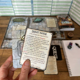 Loke BattleMats ready-to-roll rooms show quick encounter ideas for play.