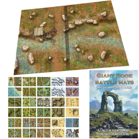 Loke BattleMats Giant Book open spread shows immersive maps for rapid encounters.