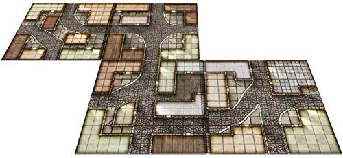 Loke BattleMats slipcase dual book layout for large evolving town scenes