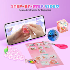 Lokuc Nano Tape Bubble Kit stickers spark colorful craft ideas.