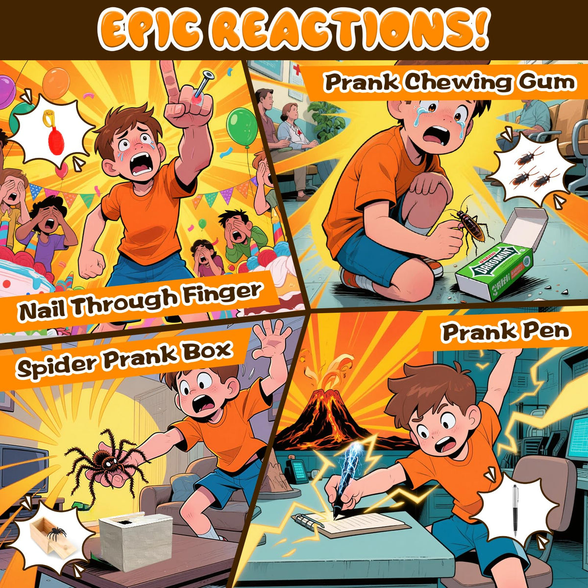 Lokuc Pranks Kit 40pcs fart pad adds silly humor to playtime