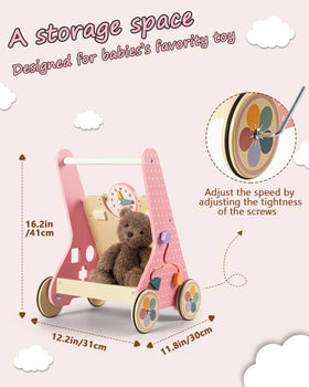 LOL-FUN back panel storage keeps toys organized during playtime.