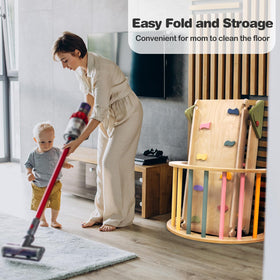 LOL-FUN Pikler triangle folded storage—compact when not in use, ideal for small spaces