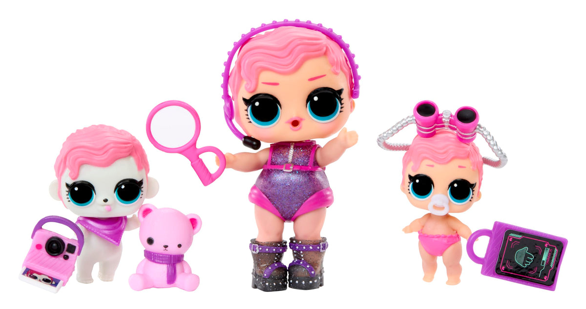L.O.L. Surprise Tot doll with wax costume shown.