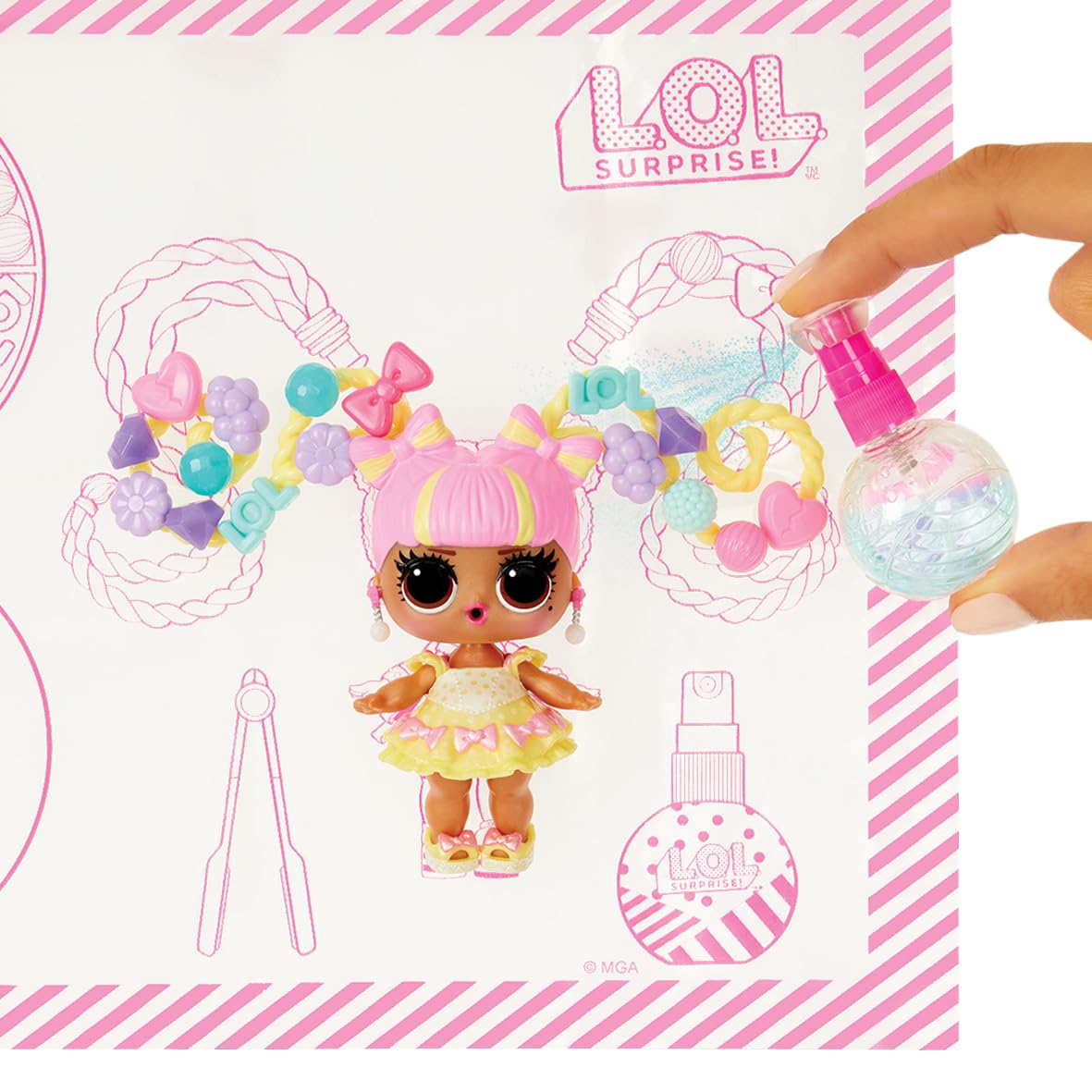 LOL Surprise Hair Beads Salon beads for endless colorful hairstyles