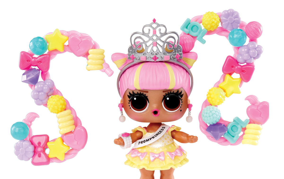 LOL Surprise Hair Beads Salon three hair extensions for creativity