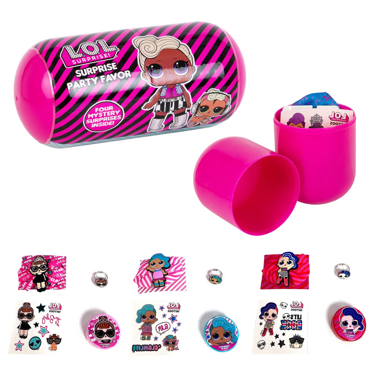 L.O.L. Surprise! Keychains and lip balms offer portable keepsakes