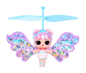 LOL Surprise Magic Flyers Fairies Tots rechargeable power enables repeated magical launches.