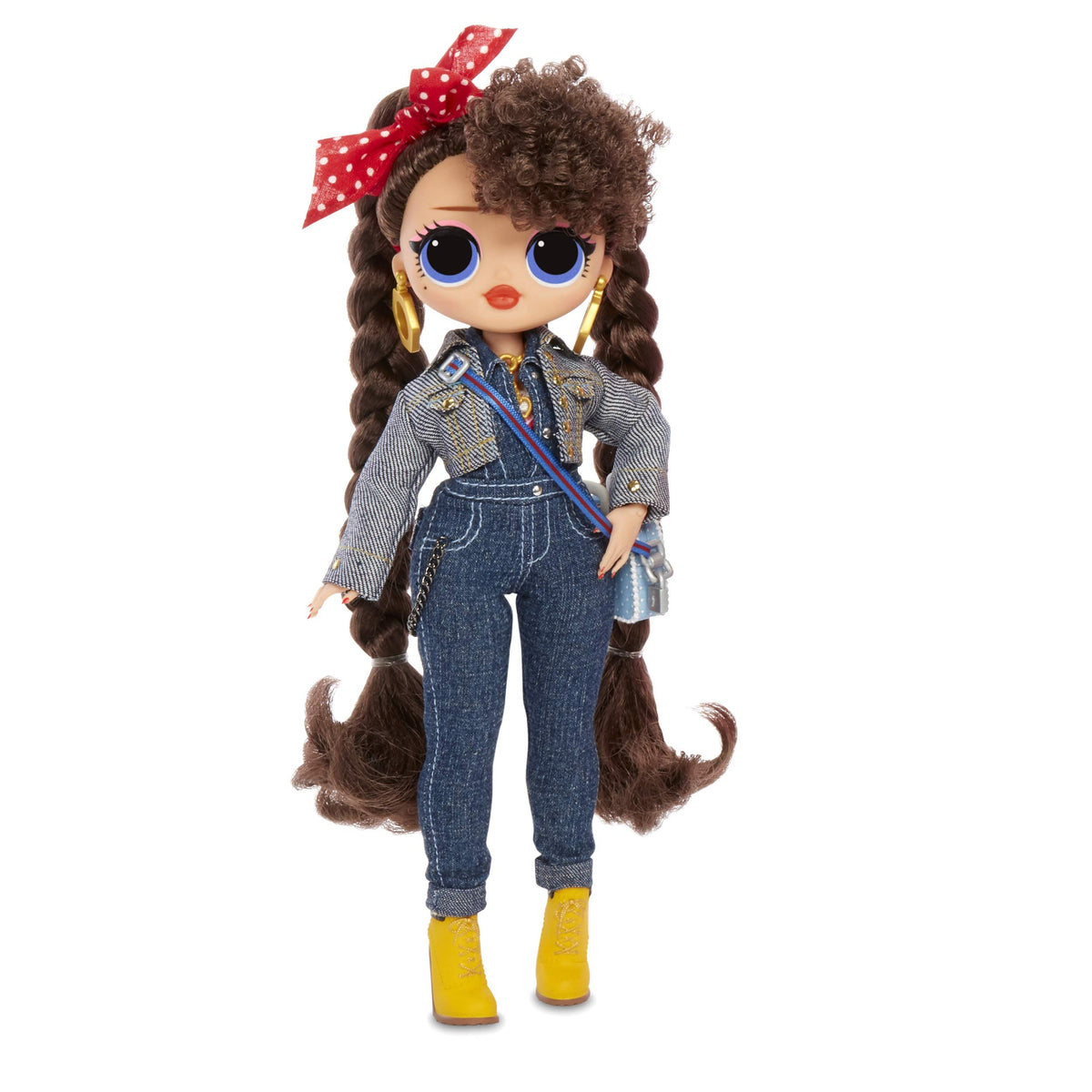 L.O.L. Surprise! O.M.G. Busy B.B. doll unboxing reveals 20 surprises for imaginative play.