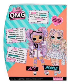 Pearla hairbrush and doll stand support easy styling sessions.