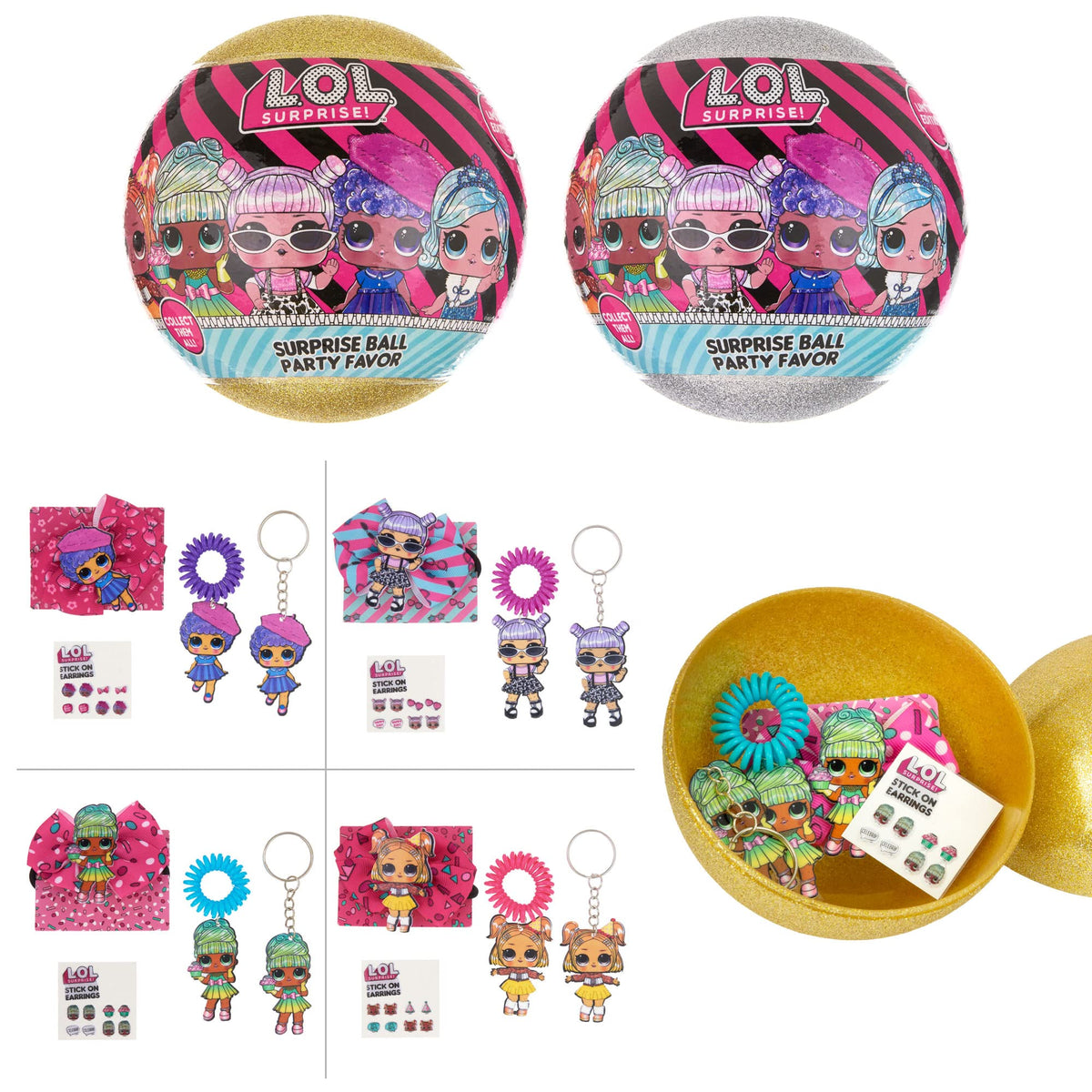 L.O.L. Surprise! Temporary tattoos and hair bows boost imaginative play