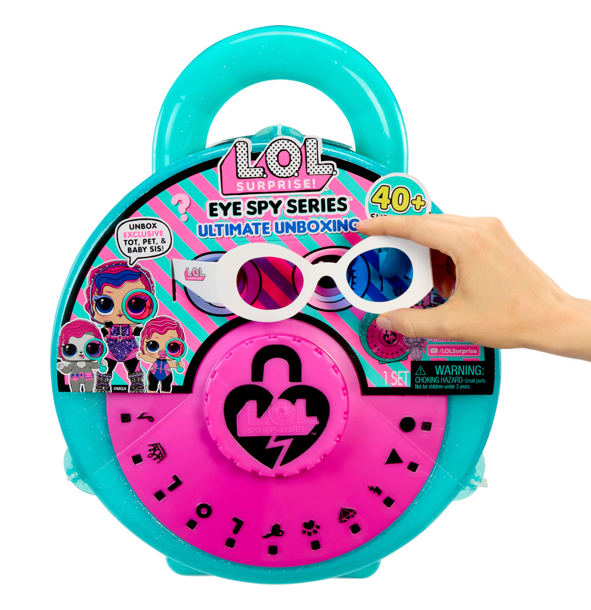 L.O.L. Surprise Eye Spy Tot revealed during unboxing.