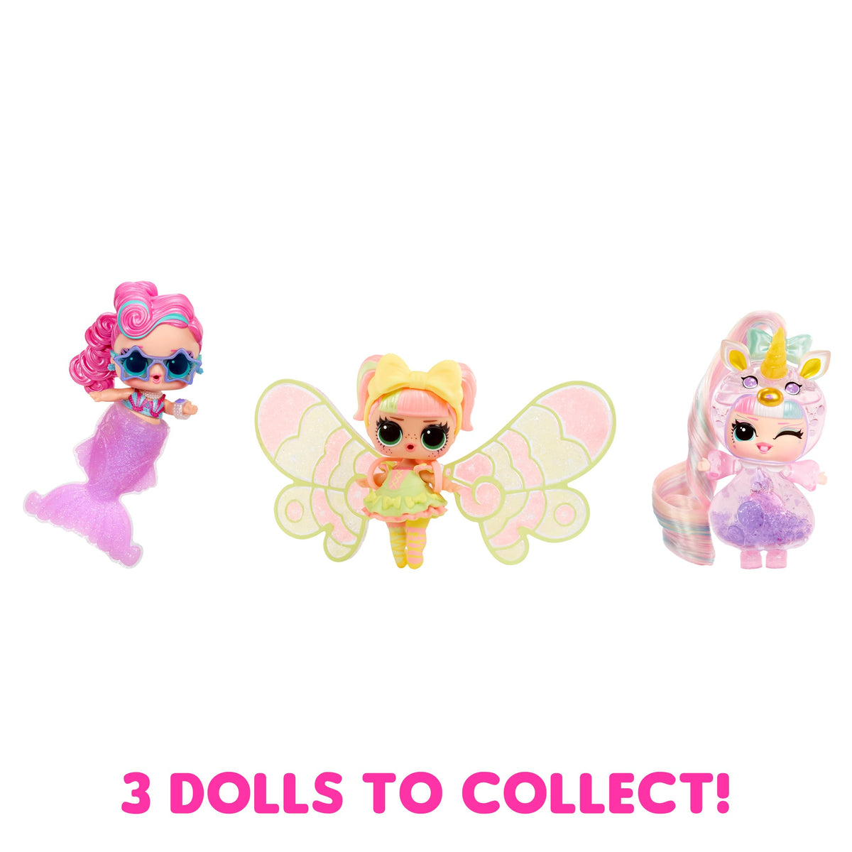 L.O.L. Surprise! Tots Color-changing Mermaid tail craft using gel and cold water.