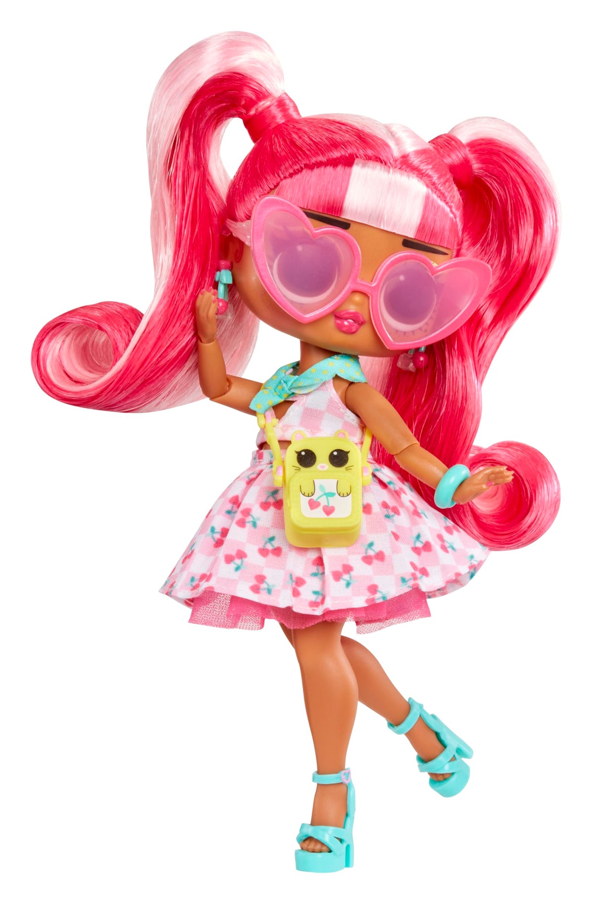 Hairbrush and journal with Cherry B.B. encourage grooming and diary-style storytelling