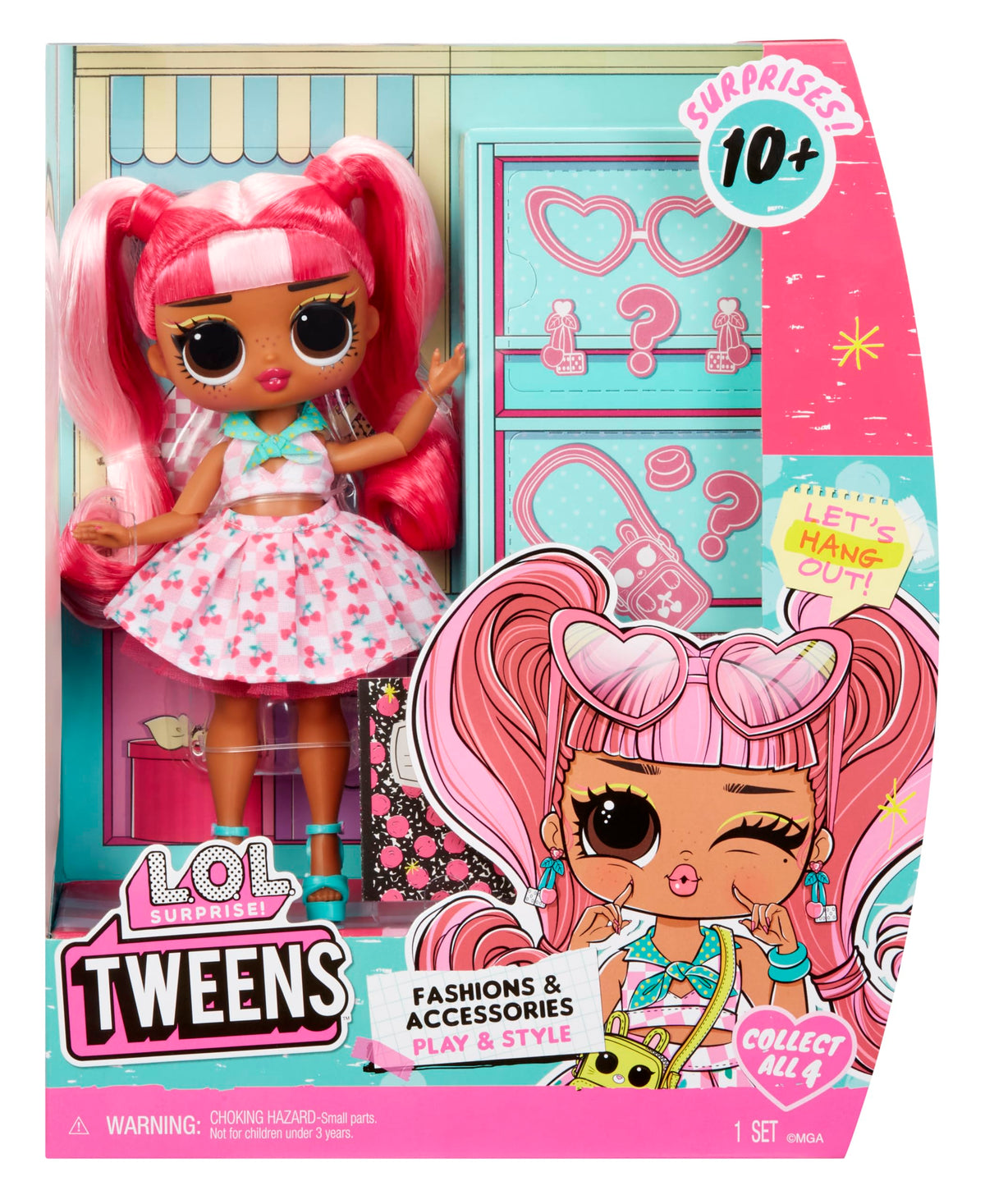 Packaging reveal for LOL Surprise Tweens Cherry B.B. unboxing excitement