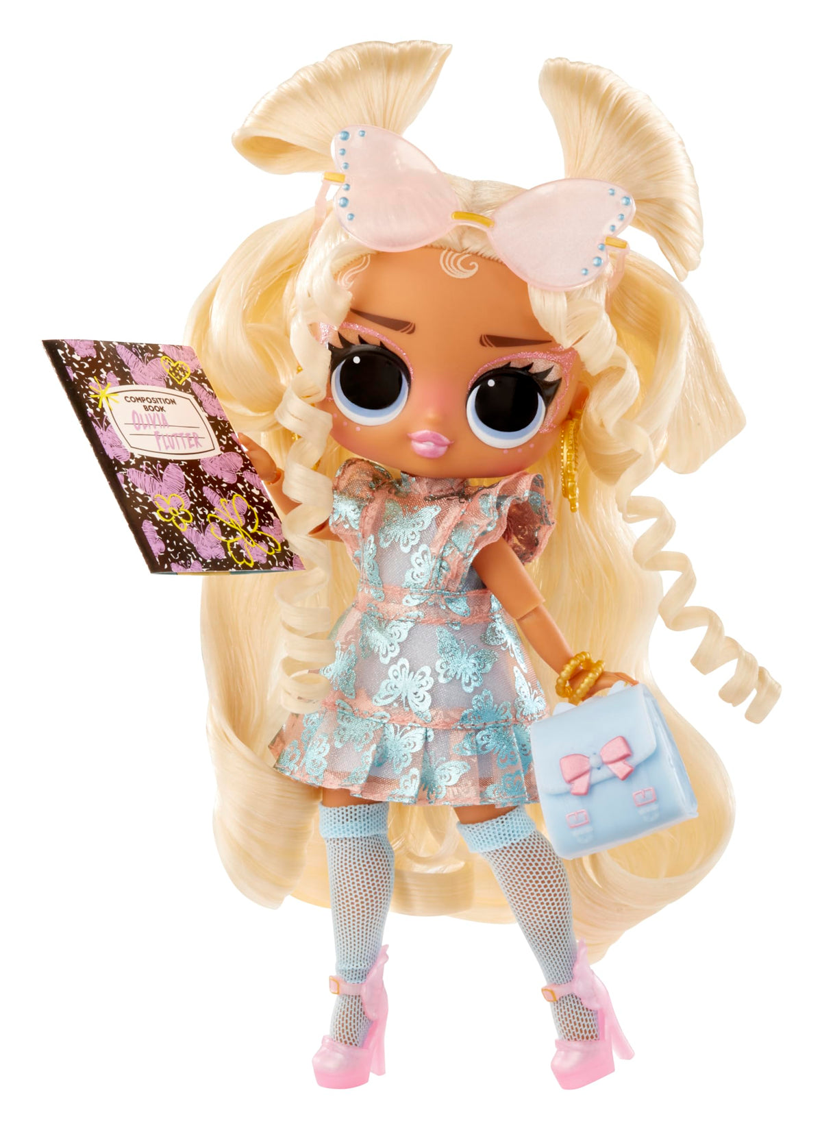 LOL Surprise Tweens Olivia Flutter fashion ensemble showcases stylish outfit and accessories