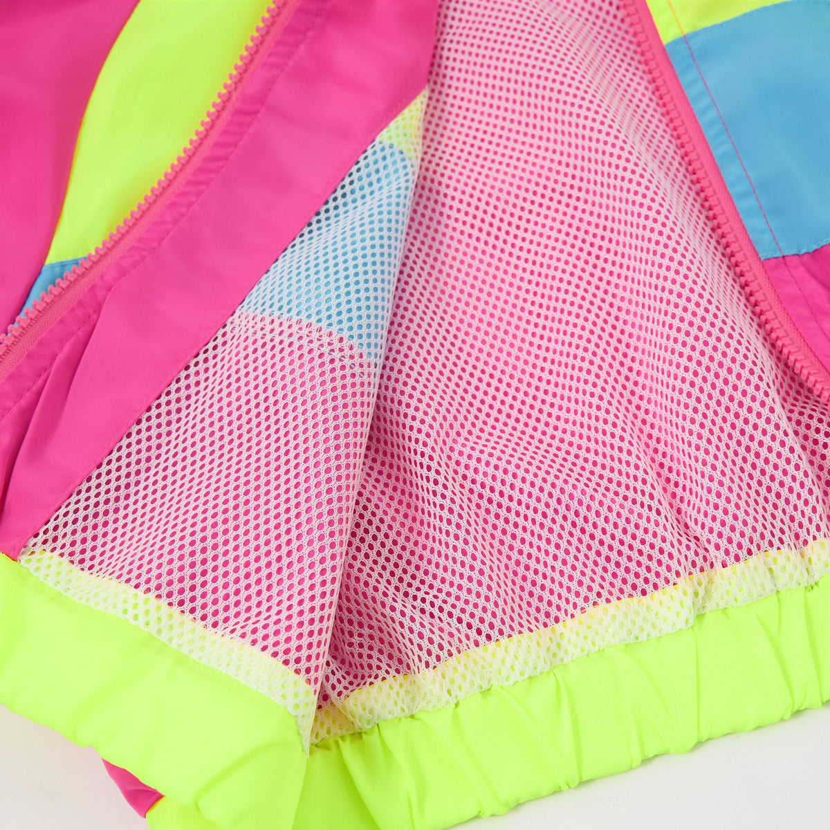 LOLANTA dance set 80s-90s hot pink-green blocks for vibrant stage-ready appeal