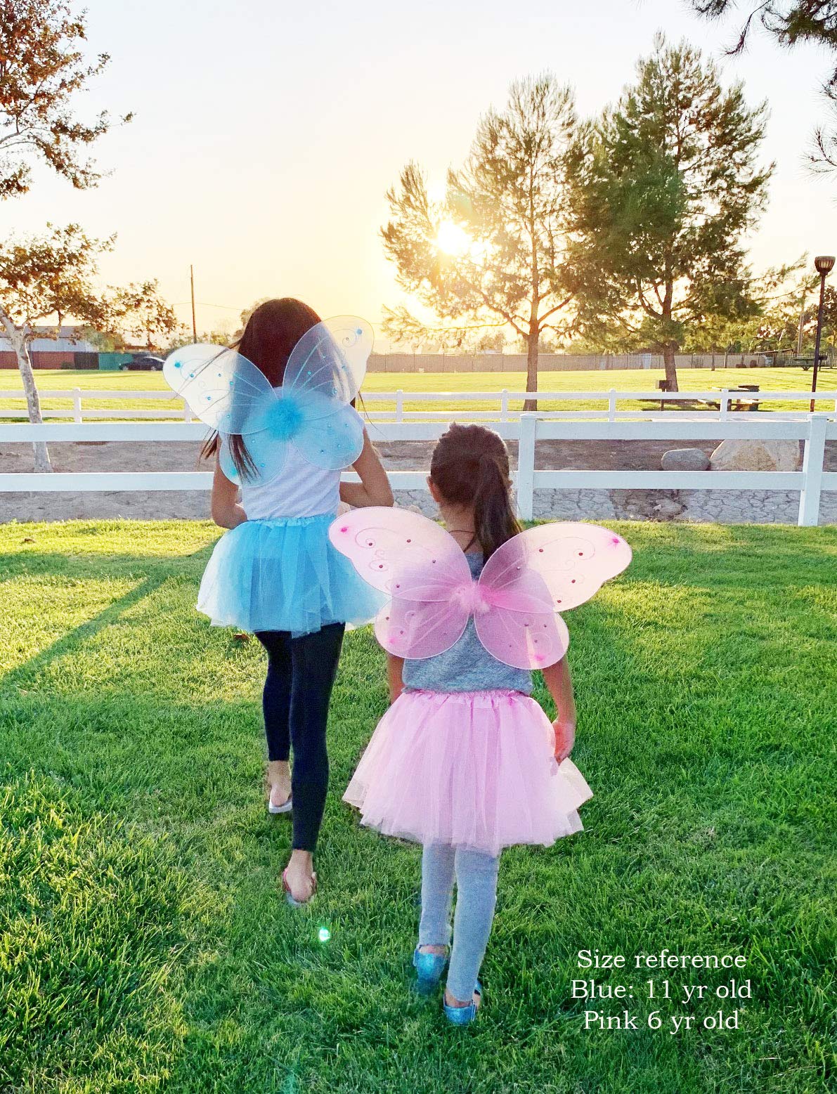 LolaSaturdays Fairy Wings dark blue set for classic fairy looks