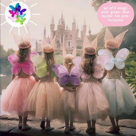 LolaSaturdays Fairy Wings purple set for colorful costume moments