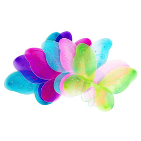 LOLASATURDAYS blue fairy wings for imaginative dress-up adventures.