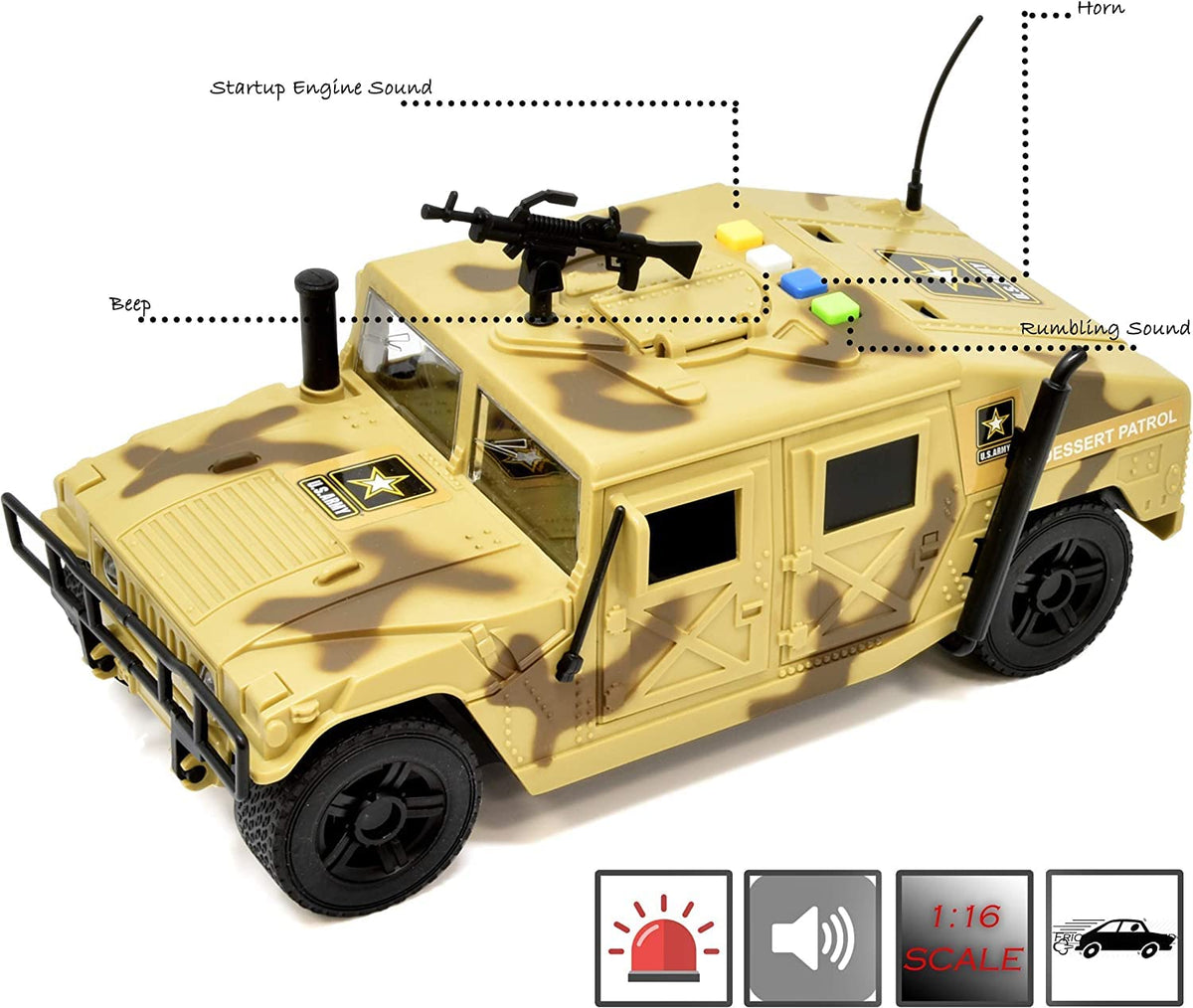 Lollipop Humvee interior view emphasizes movable doors and trunk