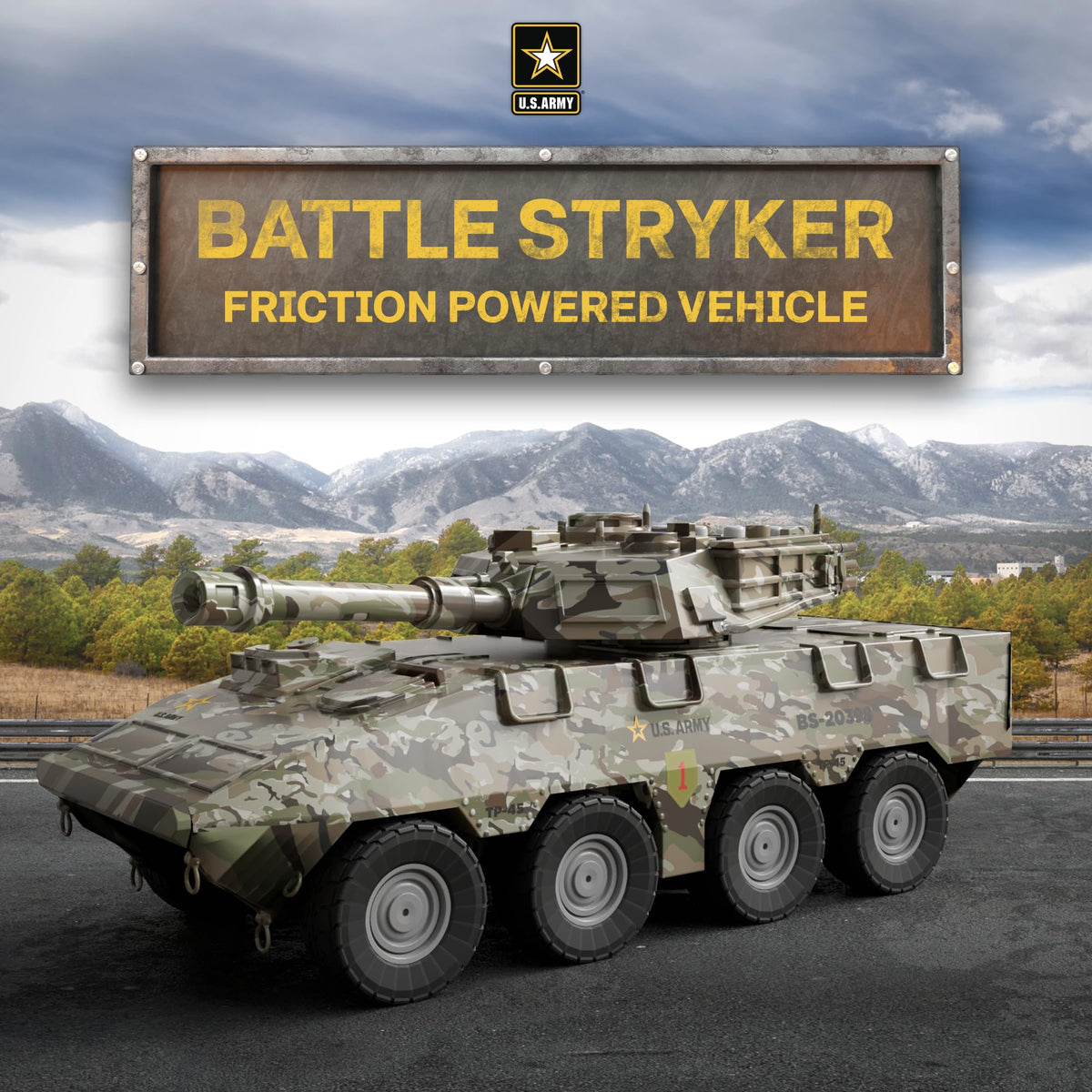 Lollipop Battle Stryker wheel assembly, sturdy build for energetic toddlers.