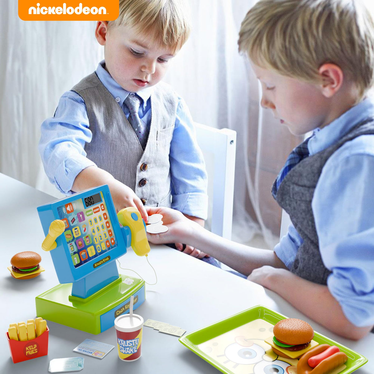 Lollipop SpongeBob soda completes servings and supports counting practice during meals
