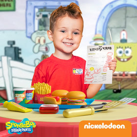 Lollipop SpongeBob Kids Kitchen Playset Gold Spatula adds authentic kitchen vibe