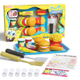 Lollipop SpongeBob Kids Kitchen Playset Krusty Krab Tray for imaginative pretend cooking