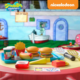 Lollipop SpongeBob Kids Kitchen Playset SpongeBob Name Tag enhances role-play