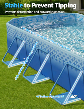 LOMOTIVE pool water-filled backyard scene for cooling and recreation