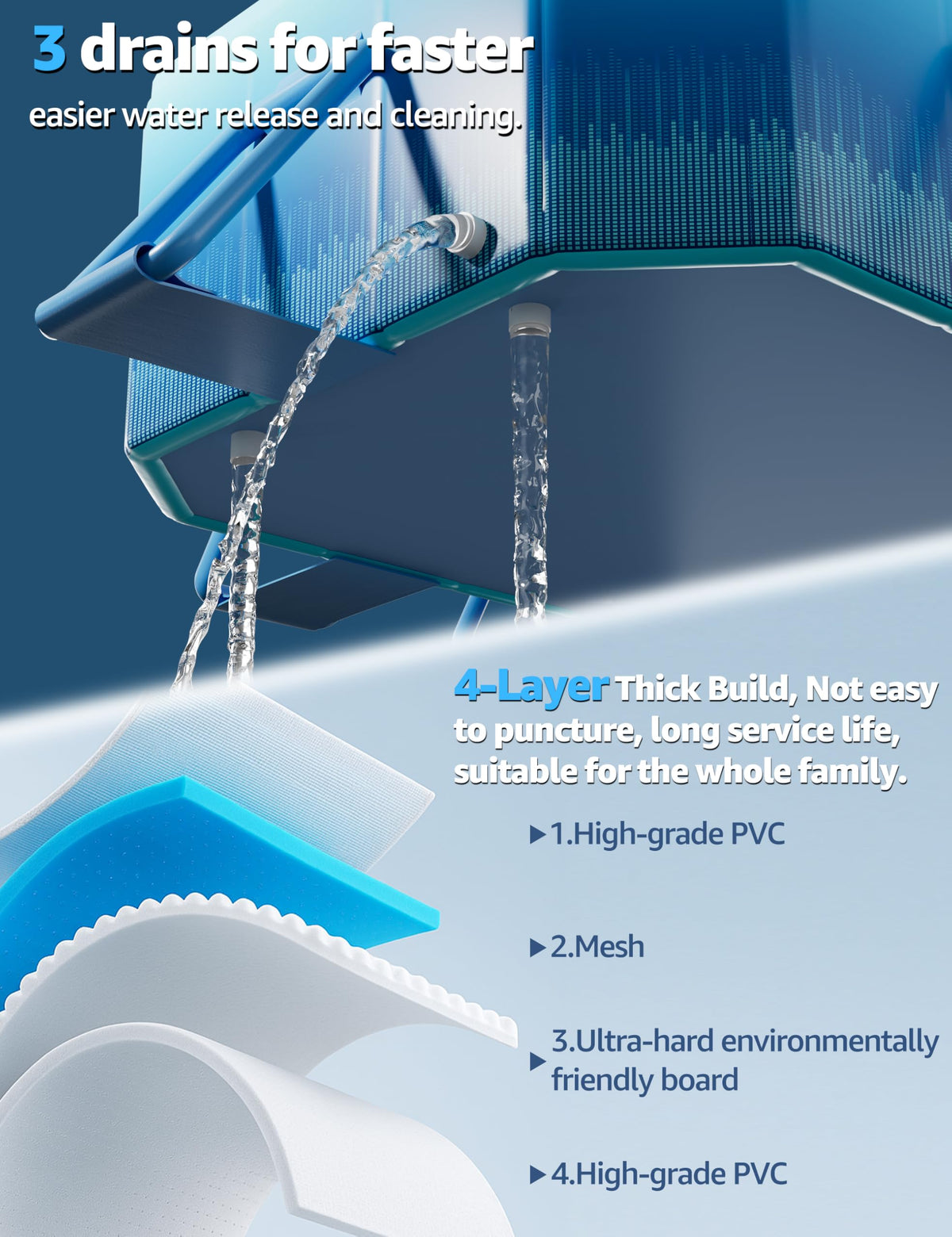 LOMOTIVE pool shows large 116x70x20 dimensions for spacious aquatic fun.