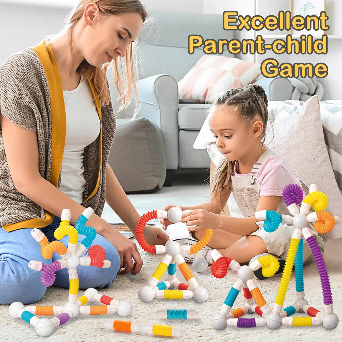 LONEEDY child-building session; highlights parent-child interaction and shared learning.