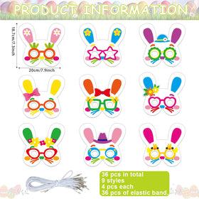 Lonfliness Easter masks color-your-own kit for creative party decorations and pretend play.