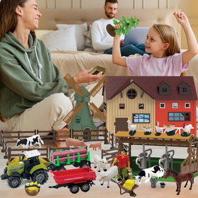 Lonfypeng milking shed and fences help children practice sequencing and organization.