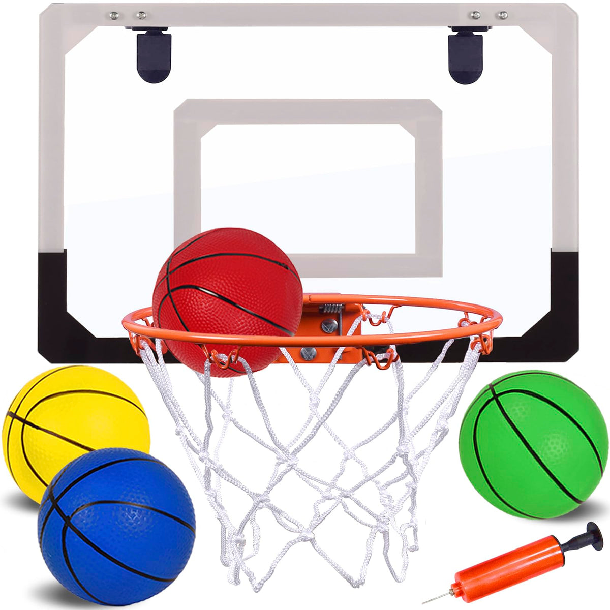 Long game NI-ROU mini basketball hoop backboard for safe indoor play.